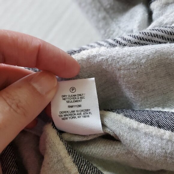 Derek Lam IO Crosby Viscose Virgin Wool Blend Unique Blouse Size 6 - Picture 12 of 16